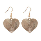 Checkerboard Heart Earrings