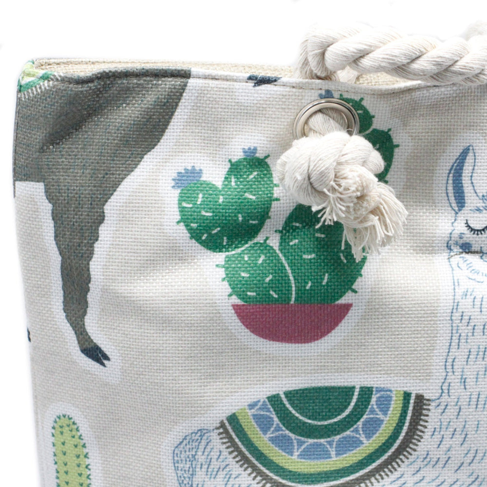Llama Rope Handle Bag