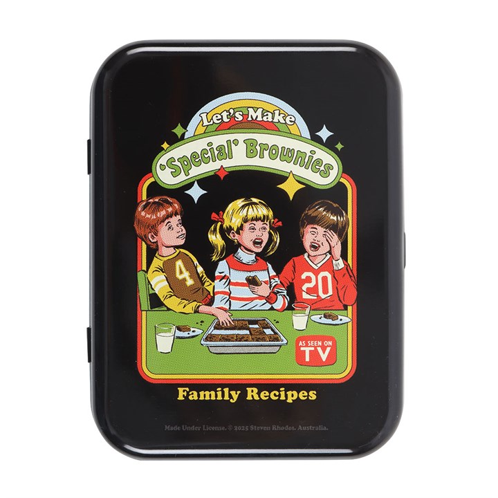 Let's Make Brownies Stash Tin by Steven Rhodes