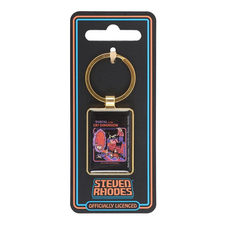The Cat Dimension Keyring | Steven Rhodes