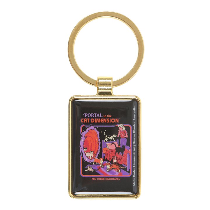 The Cat Dimension Keyring | Steven Rhodes