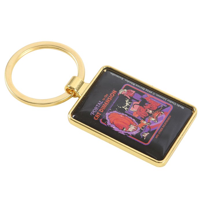 The Cat Dimension Keyring | Steven Rhodes