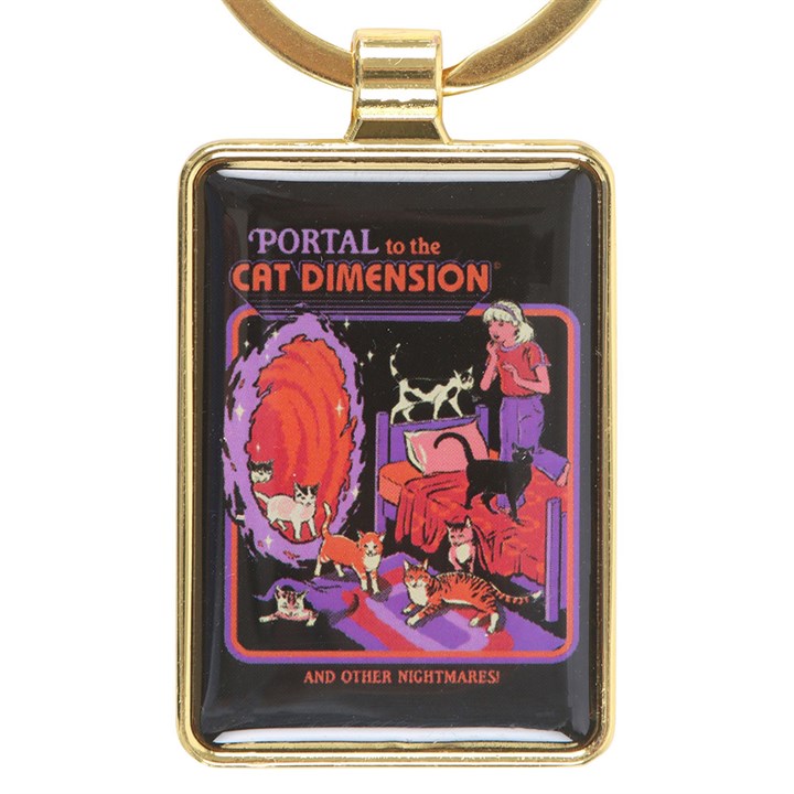 The Cat Dimension Keyring | Steven Rhodes
