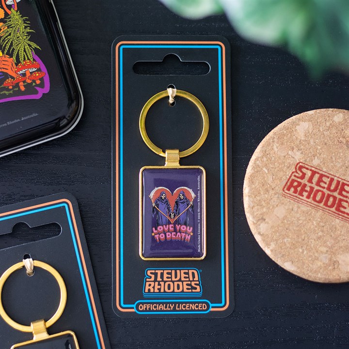 Love You To Death Keyring | Steven Rhodes