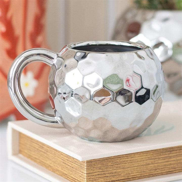 Eleanoras Silver Disco Ball Mug Mugs