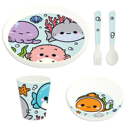 Eleanoras ADORAMALS SEALIFE 5 PIECE DINNER SET Tableware Sets