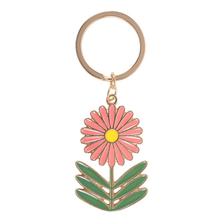 No Rain, No Flowers Keyring