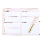 Keep Going, Keep Growing A5 Notebook with Rose Quartz Pen