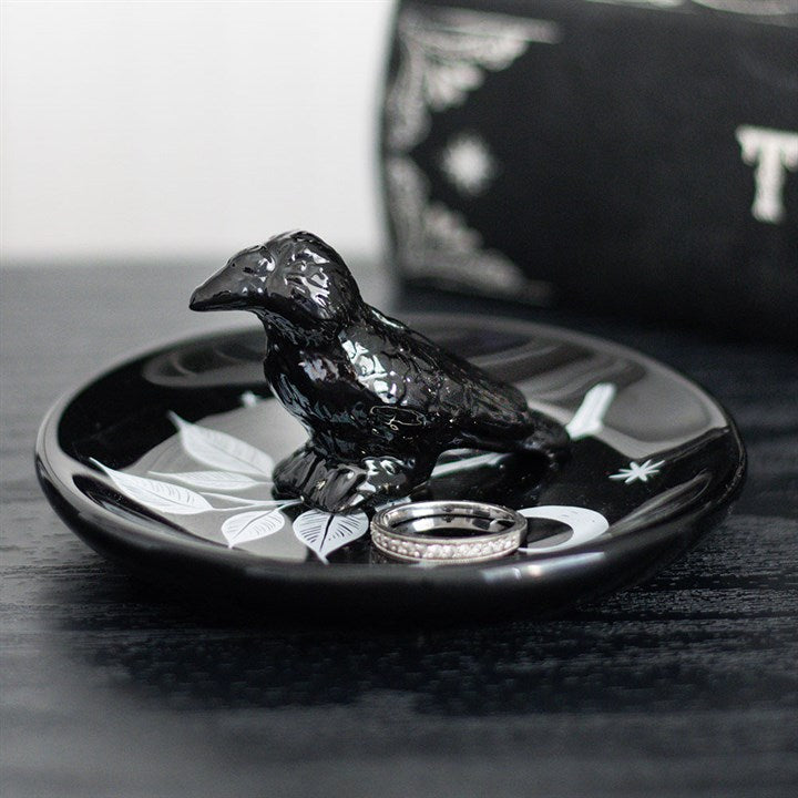 Eleanoras Mystic Raven Trinket Dish Jewellery Storage