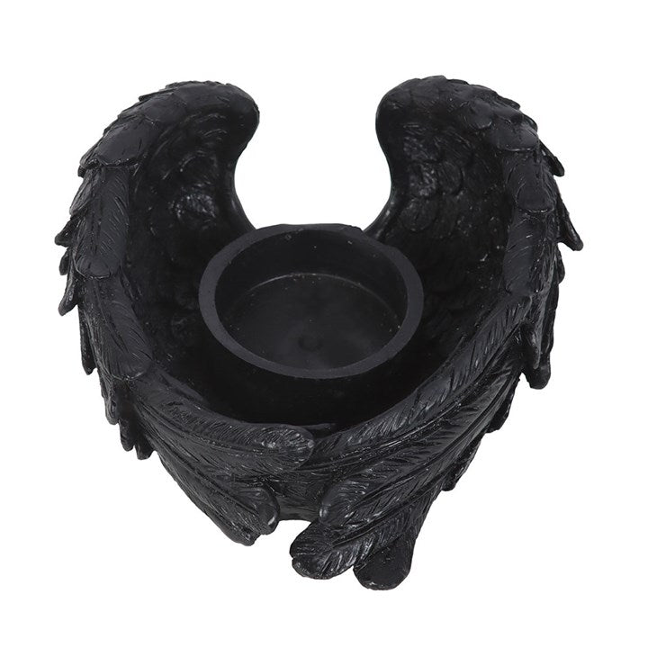 Eleanoras Raven Wings Tealight Candle Holder Candle Holders