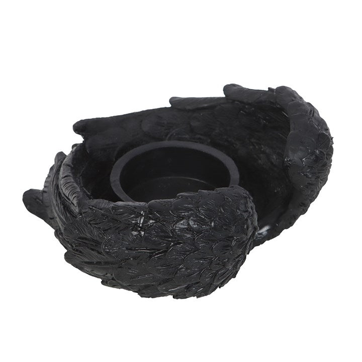 Eleanoras Raven Wings Tealight Candle Holder Candle Holders