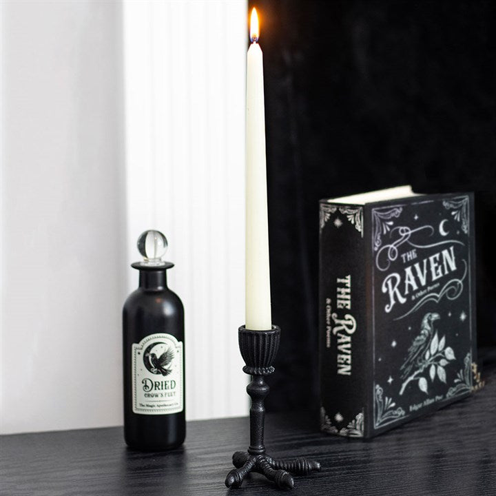 Eleanoras Raven Claw Taper Candle Holder Candle Holders