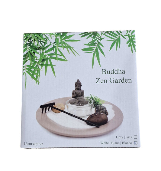 Eleanoras Buddha Zen Garden Self Assembly Grey 16cm 