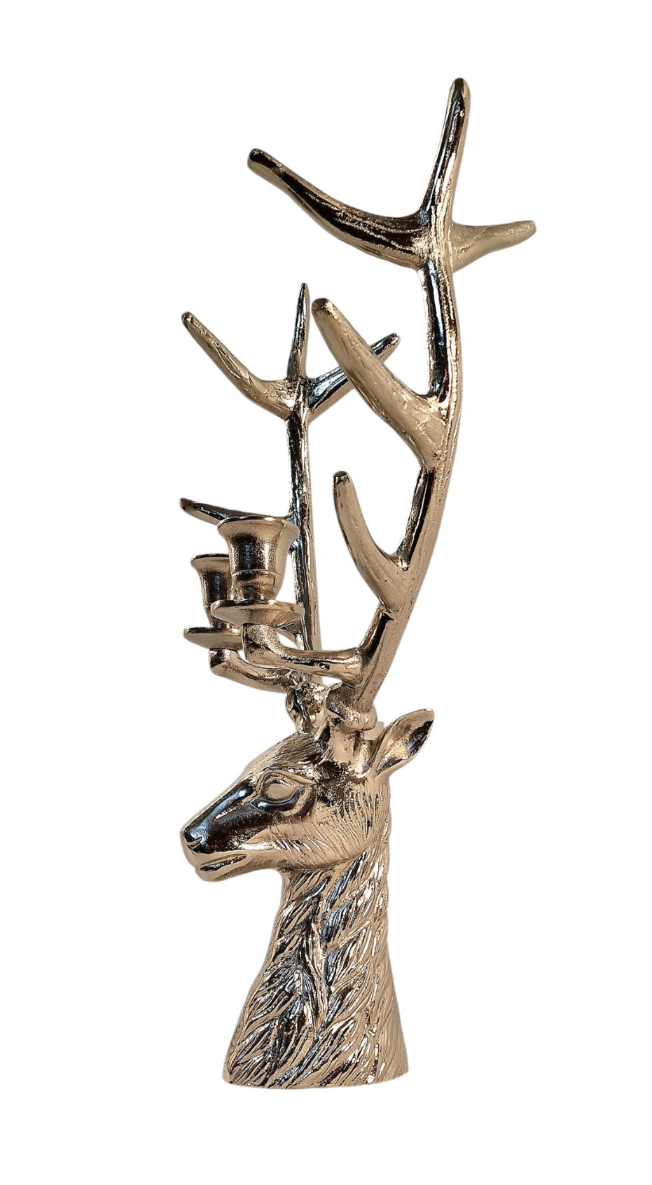 Eleanoras STAG 2 PIECE DINNER CANDLE HOLDER 