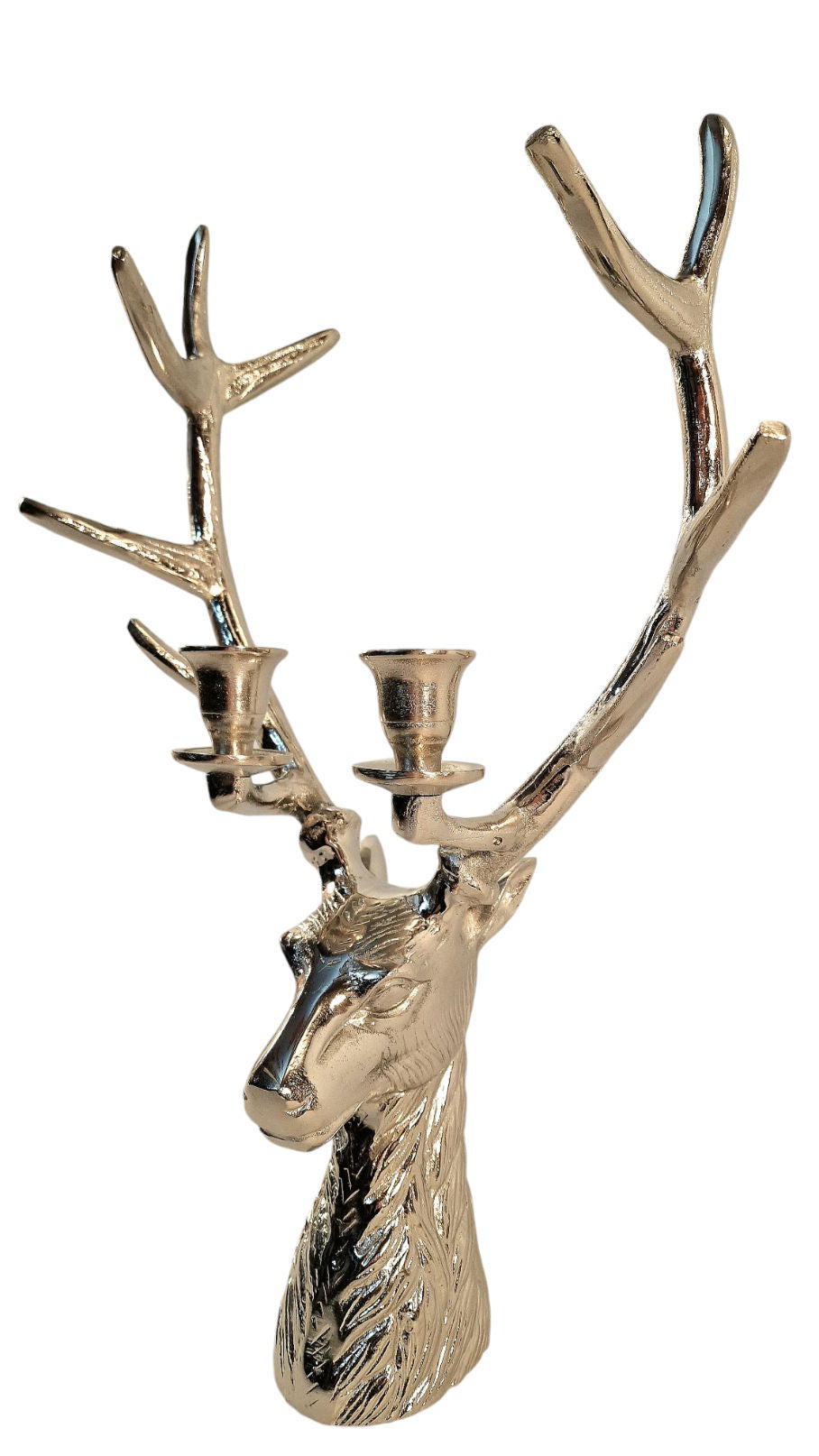 Eleanoras STAG 2 PIECE DINNER CANDLE HOLDER 