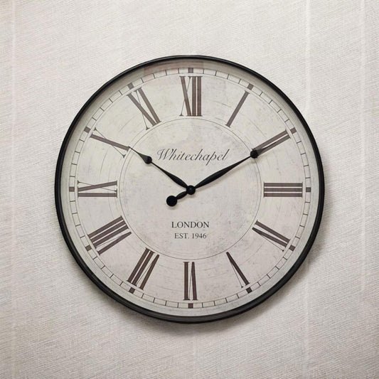 ROMAN NUMERALS ANTIQUE STYLE WALL CLOCK50cm Clocks from Eleanoras