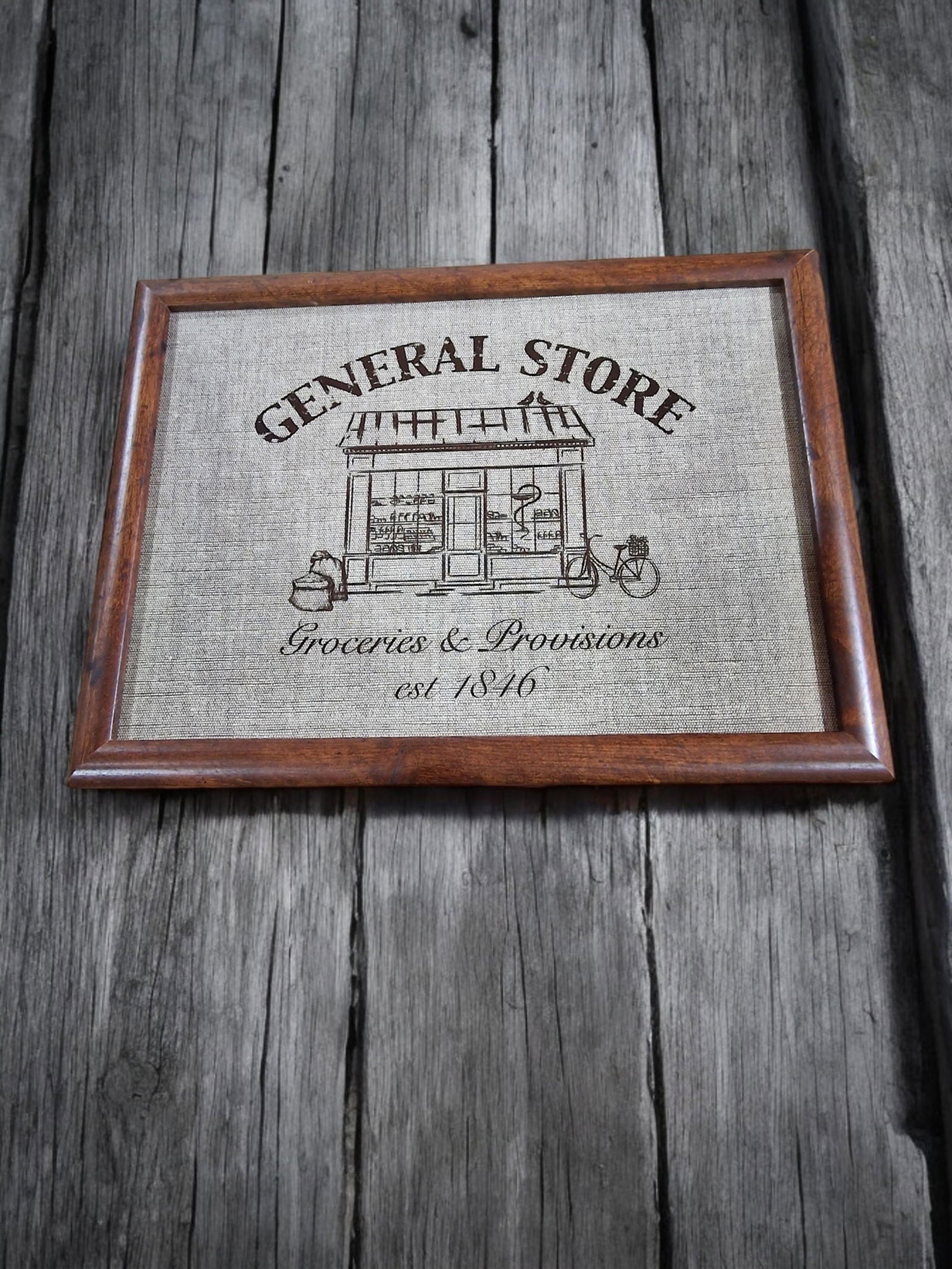 Eleanoras GENERAL STORE LAP TRAY  43x32cm 