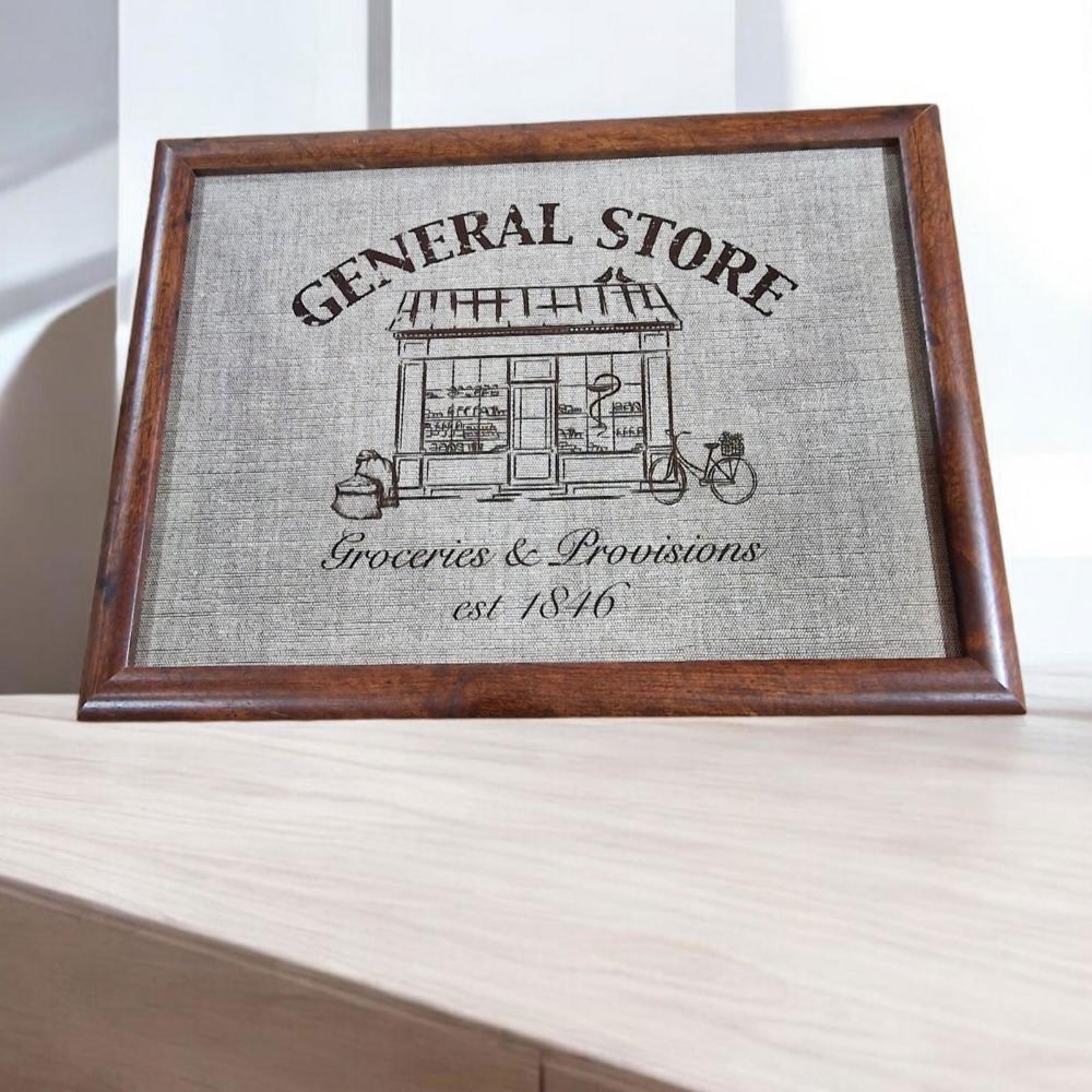 Eleanoras GENERAL STORE LAP TRAY  43x32cm 