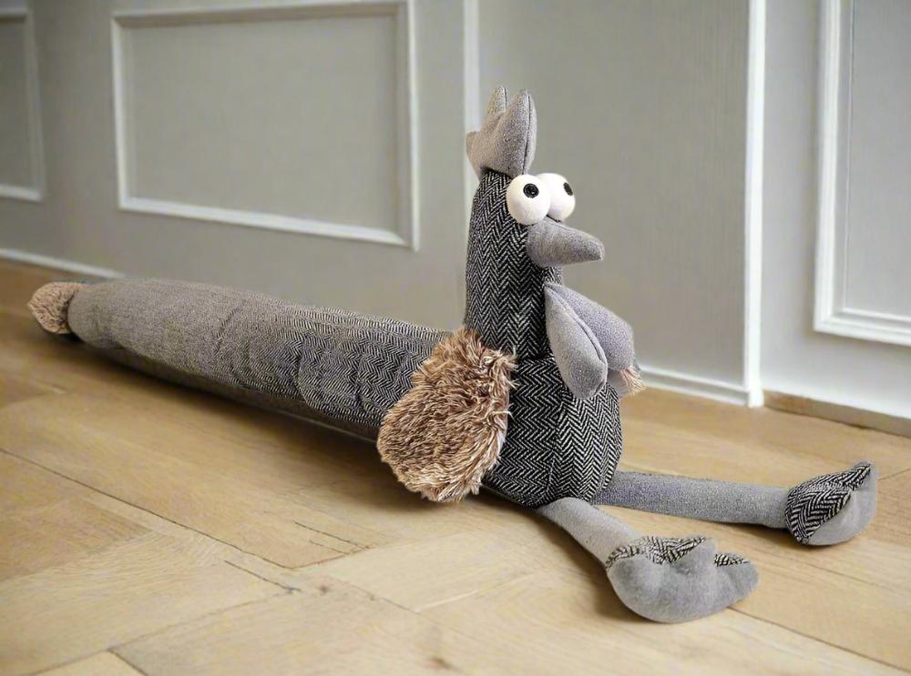 Eleanoras CHICKEN DRAFT EXCLUDER GREY 