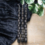 Black Magic Pentagram Set Of 3 Taper Candles