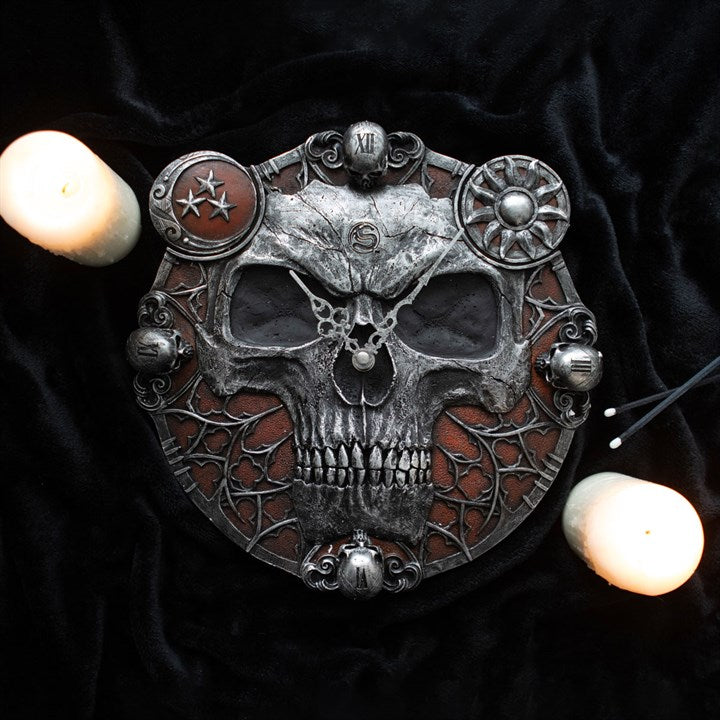 Eleanoras Hands Of Death Resin Clock Clocks