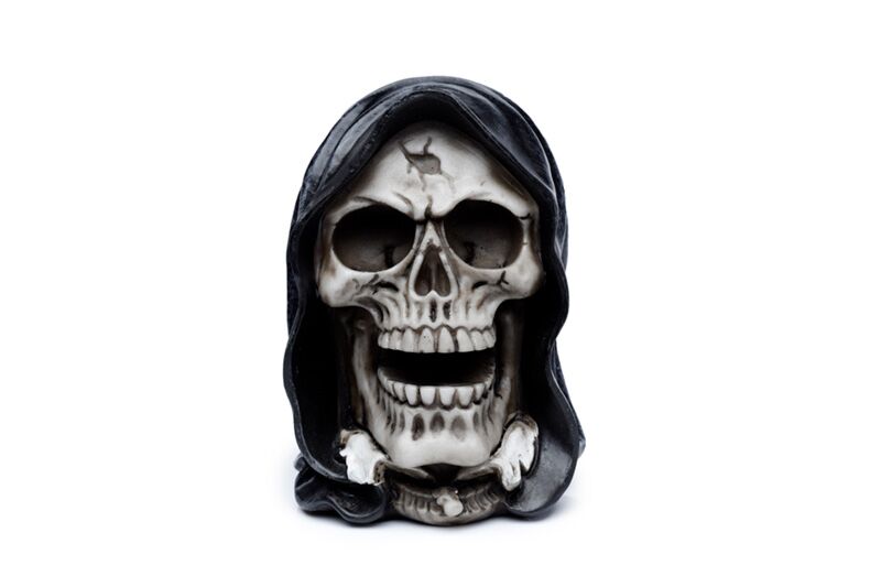 Eleanoras The Reaper Skull Head Ornament Figurines & Sculptures