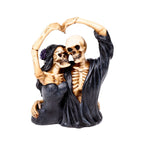 Skeleton Couple Heart Arms