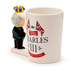 Eleanoras King Charles III Ceramic Shaped Handle Mug Mugs
