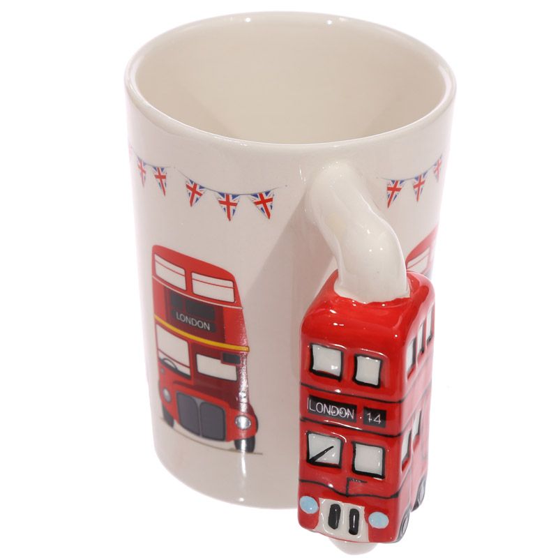 Eleanoras London Icons Red Routemaster Bus Shaped Handle Mug Mugs