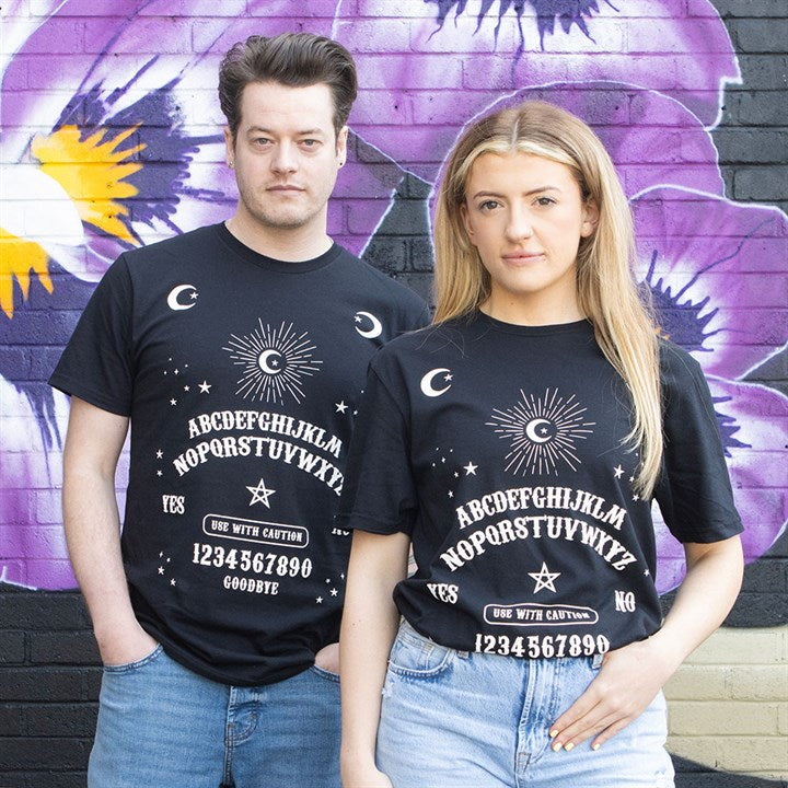 Eleanoras Black Talking Board Unisex T-shirt Size L 