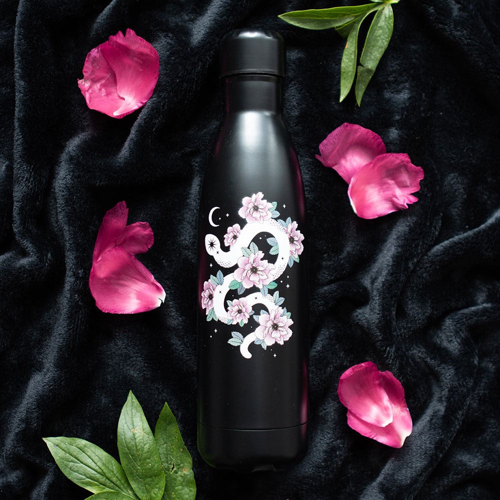 Eleanoras FLORAL SNAKE METAL WATER BOTTLE Bottles & Flasks