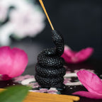 Eleanoras BLACK SNAKE INCENSE STICK HOLDER Incense Holders
