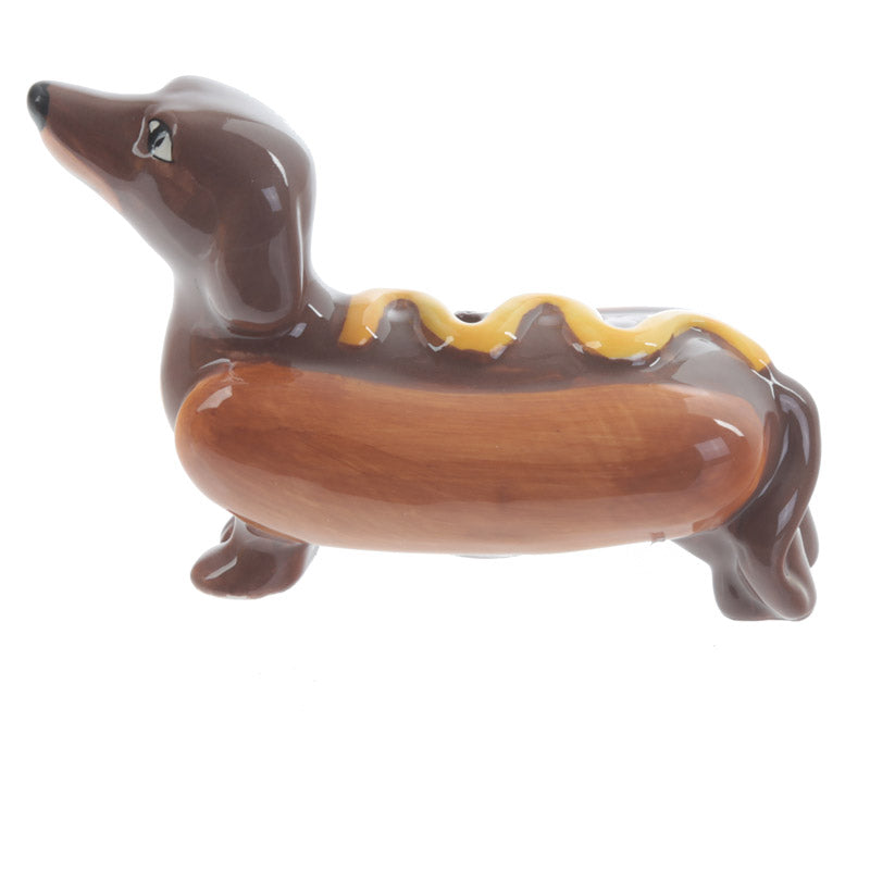 Eleanoras SAUSAGE DOG & MUSTARD SALT AND PEPPER SET- Due May 25 Condiment Sets