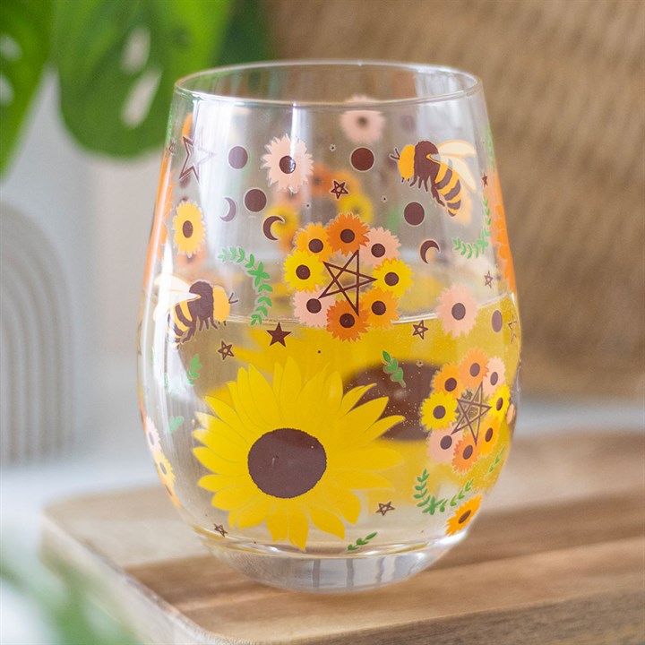 Eleanoras Summer Solstice Print Stemless Glass 
