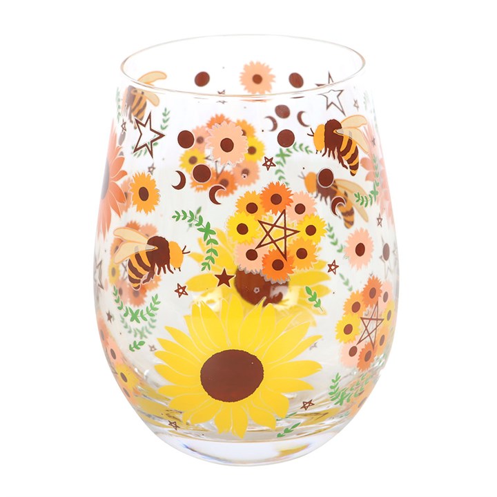 Eleanoras Summer Solstice Print Stemless Glass 