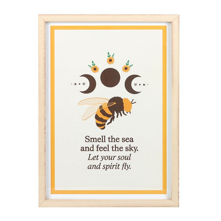 Eleanoras Summer Solstice Bee Framed Wall Art Print 