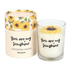 Eleanoras You Are My Sunshine Candle with 3D Sunflower 