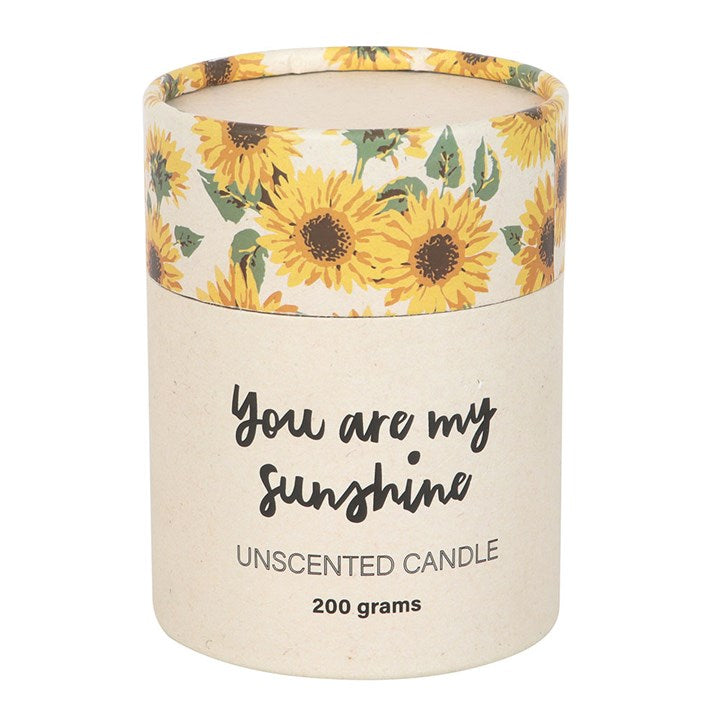 Eleanoras You Are My Sunshine Candle with 3D Sunflower 