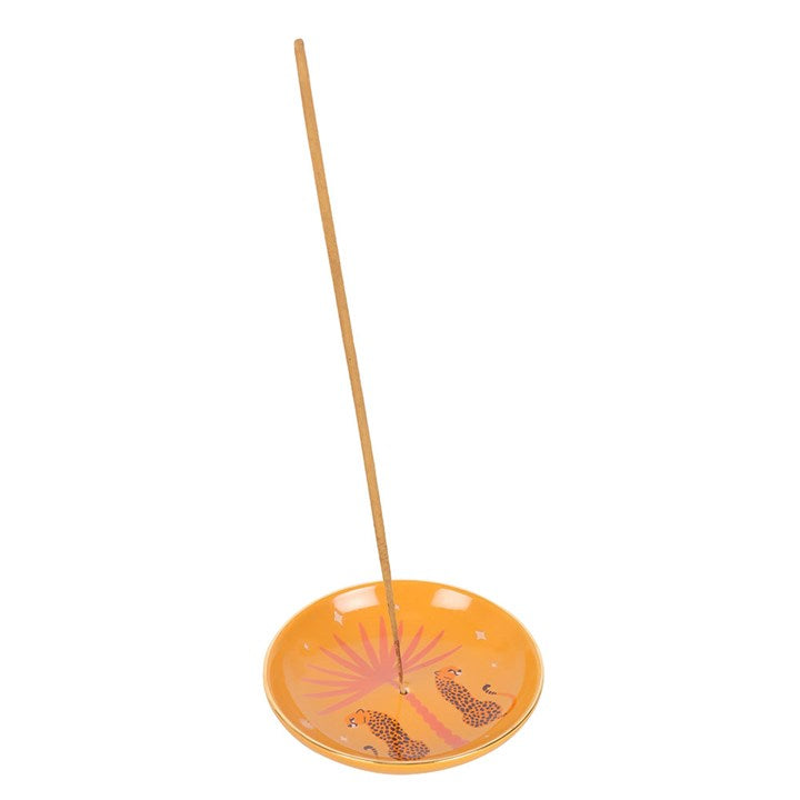 Eleanoras Leopard Palm Incense Holder Incense Holders