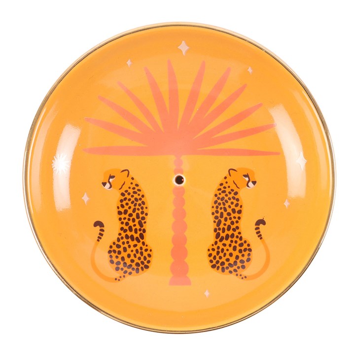Eleanoras Leopard Palm Incense Holder Incense Holders