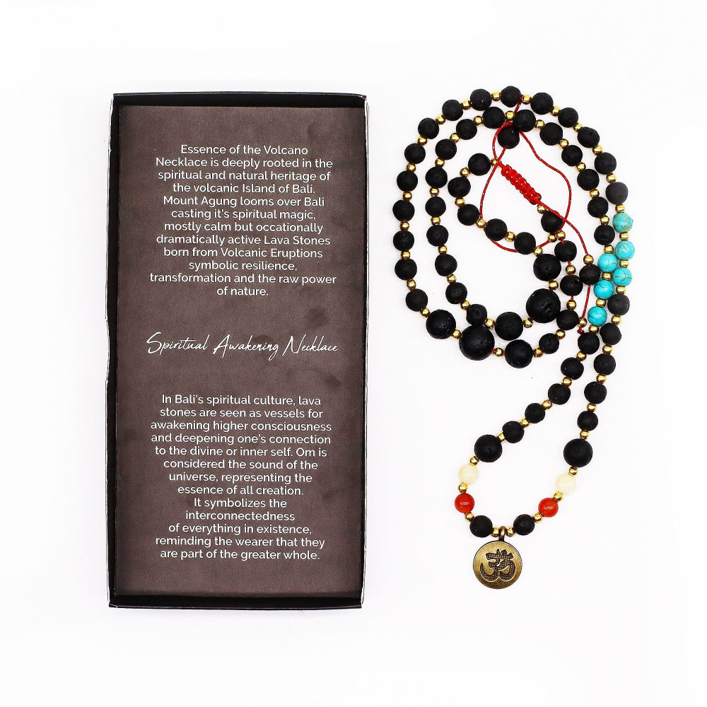 Spiritual Awakening Essence of the Volcano Necklace