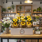 Two Sunflower Bouquet Soap Flower