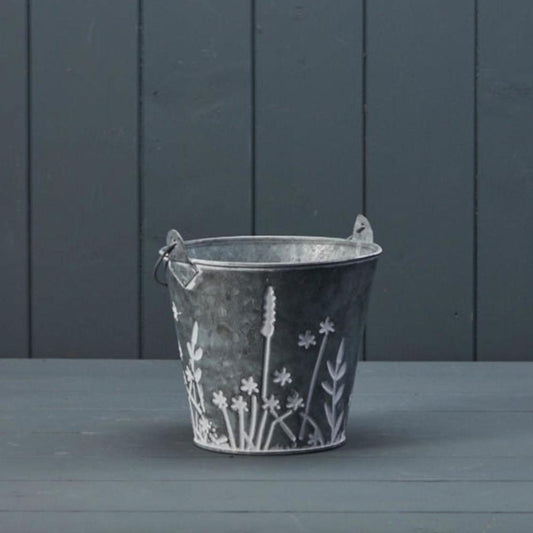 MEADOW DESIGN BUCKET PLANTER