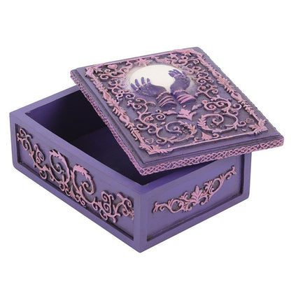 Eleanoras MYSTICAL CRYSTAL BALL RESIN STORAGE BOX Boxes & Chests