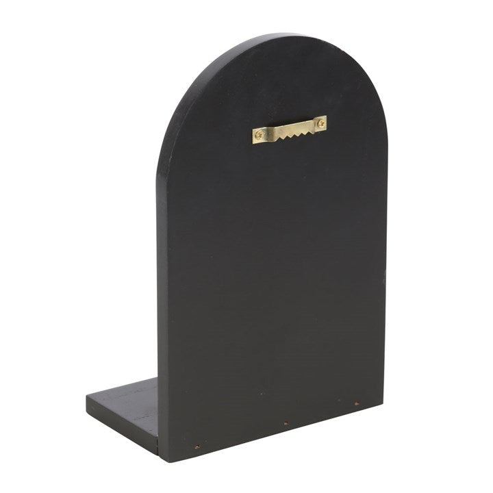 Eleanoras Black Triple Moon Incense Holder Shelf 