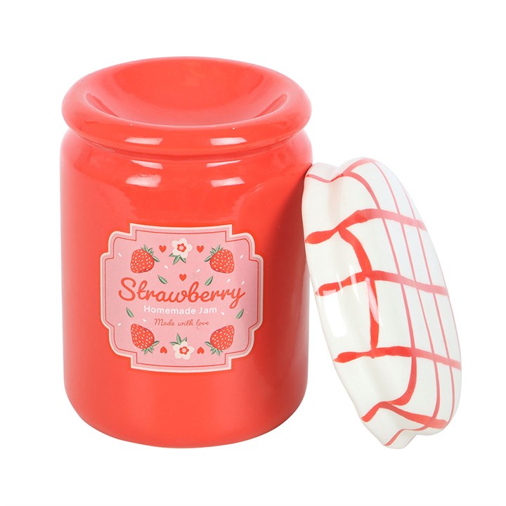 Eleanoras Strawberry Jam Jar Oil Burner & Wax Warmer Oil Burners