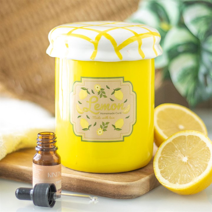 Eleanoras Lemon Curd Jar Oil Burner & Wax Warmer Oil Burners