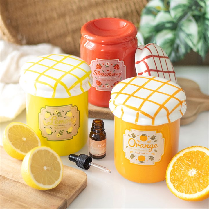 Eleanoras Lemon Curd Jar Oil Burner & Wax Warmer Oil Burners