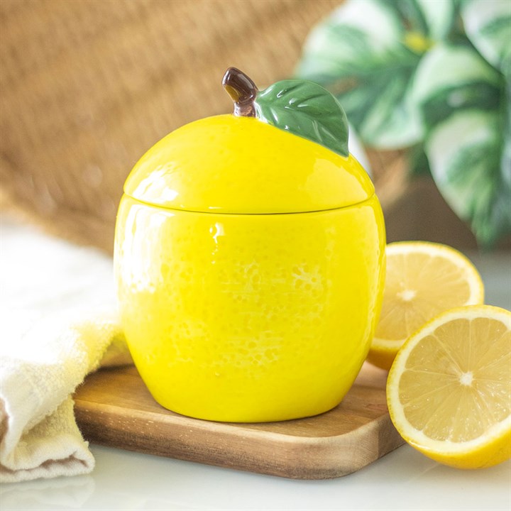 Eleanoras Lemon Shaped Candle Jar Candles