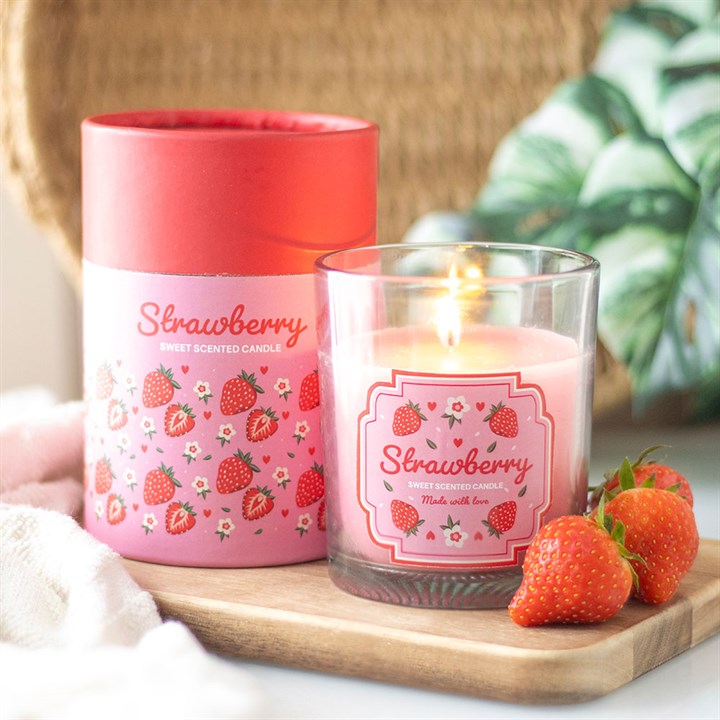 Eleanoras Strawberry Scented Candle Candles